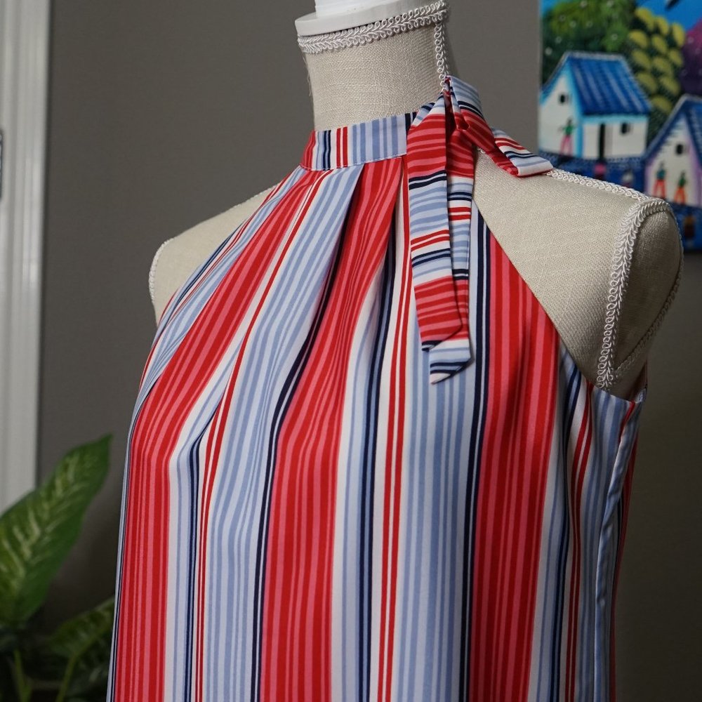 A-Line Red White and Blue dress - Picture 2 of 5